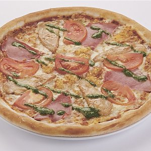 Пицца "Куриная с соусом песто" маленькая, Pizza Smile - Светлогорск