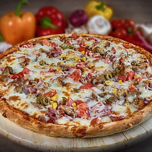 Пицца американская Мясной Пир (1.5кг), Кафе Проспект