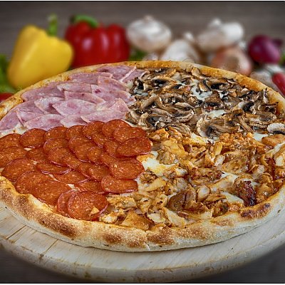 Заказать Пицца американская 4 сезона (900г), Кафе Проспект