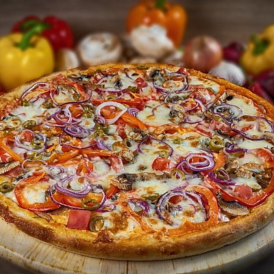 Заказать Пицца американская Овощная (900г), Кафе Проспект