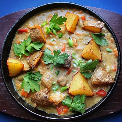 Заказать Жаркое со свининой и грибами, Одесса-мама (на Революционной) - Минск