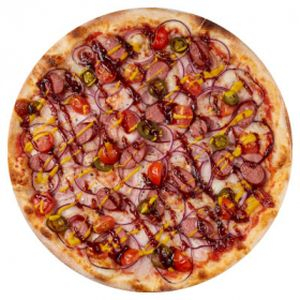 Пицца с копчёными колбасками 26см, Пицца Темпо - Островец