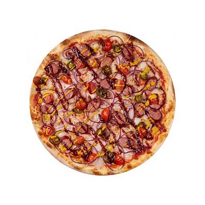 Заказать Пицца с копчёными колбасками 26см, Пицца Темпо - Островец