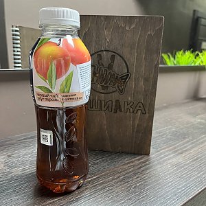 Чёрный чай Rich со вкусом персика 0.5л, Сушилка - Бобруйск