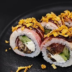 Ролл с опаленным беконом, Oni Sushi