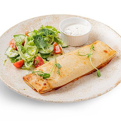 Заказать Большой блин с ветчиной, курицей и сыром, CAFE GARAGE - Гродно