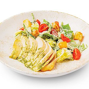 Мини салат Цезарь с курицей, CAFE GARAGE - Минск