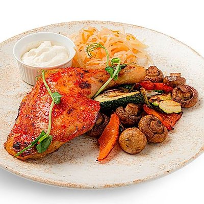 Заказать Чили окорочок с соусом Рэнч, CAFE GARAGE - Витебск