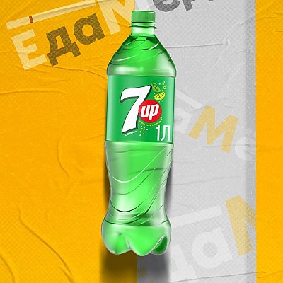 Заказать 7Up 1л, ЕдаМёд