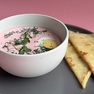 Холодник на кефире с блинчиком, Soul