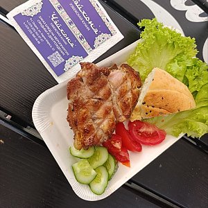Шашлык из куриного бедра, Узбекская Чайхана
