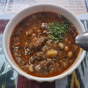 Узбекский суп Мошхорда, Узбекская Чайхана