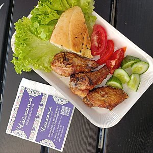 Шашлык из куриных крыльев, Узбекская Чайхана