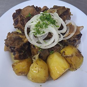 Казан кабаб с кастами, Узбекская Чайхана