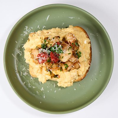 Заказать Скрэмбл- тост с креветками, Токио