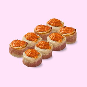 Ролл Запечённый с беконом, Ё Суши и Роллы - Минск