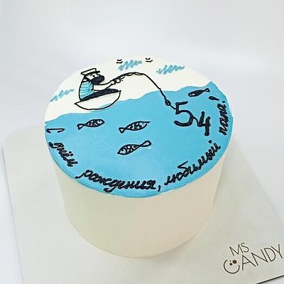 Заказать Бенто - торт Рыбалка размер L, Ms Candy