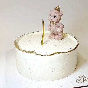 Бенто - торт Мишка со свечей размер M, Ms Candy