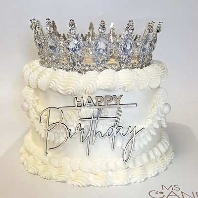 Заказать Торт С короной и блёстками, Ms Candy