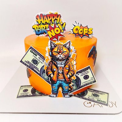 Заказать Торт Денежный Кот, Ms Candy