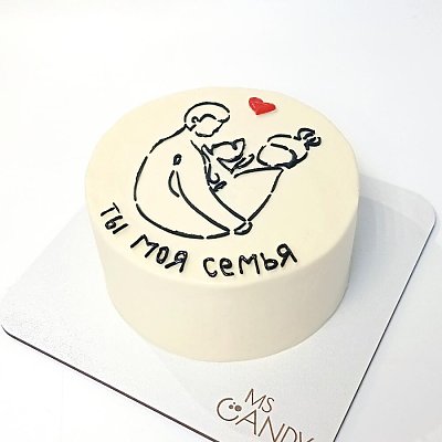 Заказать Бенто-торт Ты моя семья размер S, Ms Candy