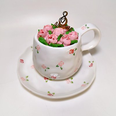 Заказать Бенто - торт в кружке Тюльпаны к 8 Марта, Ms Candy