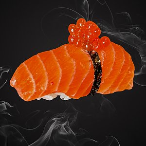 Нигири с лососем, SUSHI ART - Слоним