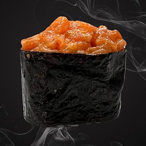 Гункан с лососем, SUSHI ART - Слоним