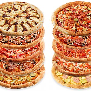 Сет Хитовая десятка 31см, Go-Go Pizza