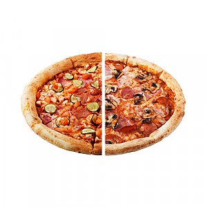 1/2 Гоу-Гоу 43см + 1/2 Мега Мясо 43см, Go-Go Pizza