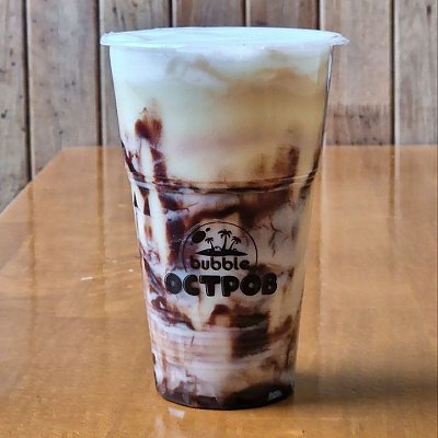 Заказать Молочный Bubble tea Роял-карамель, Bubble Остров