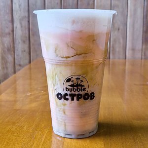 Молочный Bubble tea Манго-грейпфрут-клубника, Bubble Остров