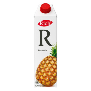 Rich ананасовый сок 1л, Kanape BY
