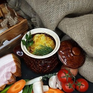 Картофельная бабка с грудинкой (350г), Kanape BY