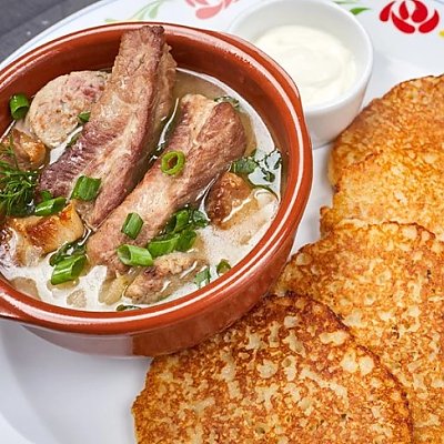 Заказать Драники с мачанкой, Паприка