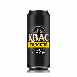 Квас Лидский темный 0.45л, Пищеблок №1