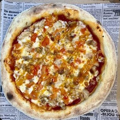 Заказать Пицца Кисло-сладкий цыпленок 36см, Пищеблок №1