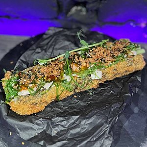 Ролл дог с копченой курицей, Суши-бар Тяга