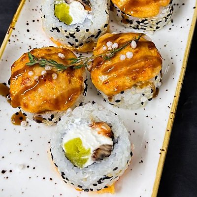 Заказать Ролл запеченный с угрем, Суши-бар Тяга