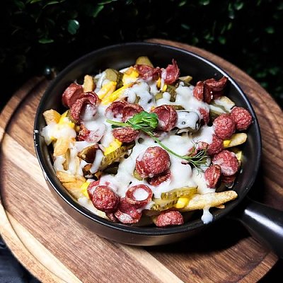 Заказать Фри Бокс с колбасками, Суши-бар Тяга