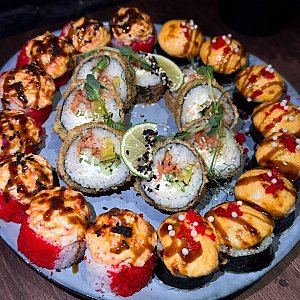 Сет Бостон теплый, Суши-бар Тяга