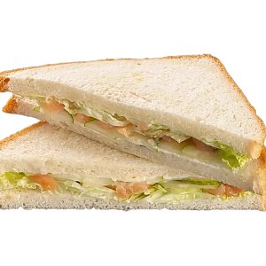 Сэндвич с лососем и творожным сыром, Флин