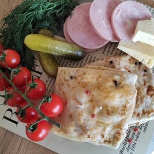 Блинчики с ветчиной, сыром и консервированными огурчиками, Флорида