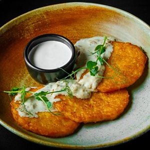 Драники с луком и белыми грибами, Мята - Бобруйск