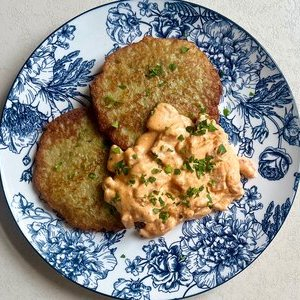 Драники с мачанкой из курицы, Пельменная 1961