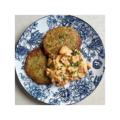 Заказать Драники с мачанкой из курицы, Пельменная 1961