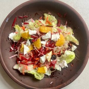 Салат из свеклы с сыром фета, Пельменная 1961