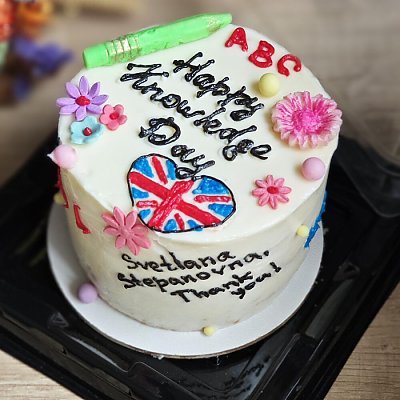 Заказать Бенто торт для учителя иностранного языка, Маришкейк