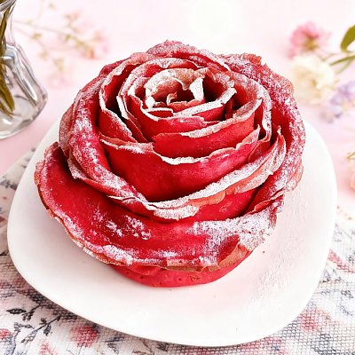 Заказать Блинный торт в виде розы, Маришкейк