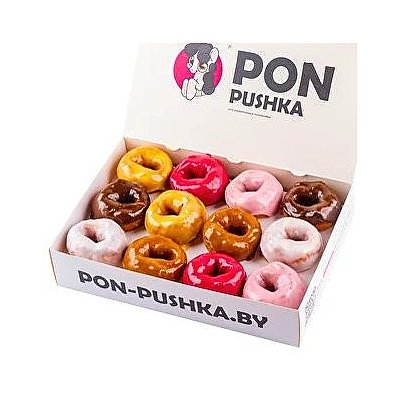 Заказать Бокс Глазированный M, PON-PUSHKA (на Сурганова) - Минск